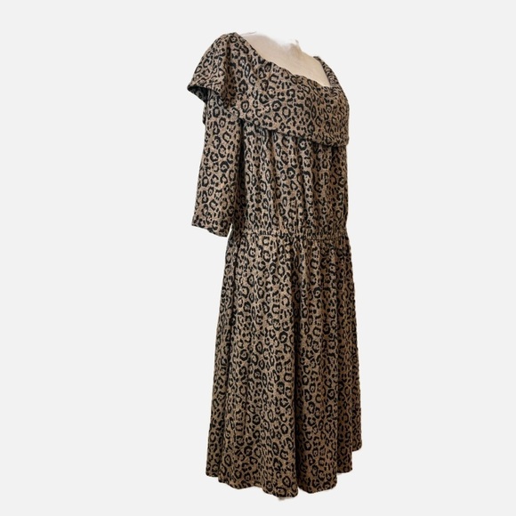Lane Bryant Animal Cheetah Print Off the Shoulder Stretch Dress 18/20 NWT - Picture 4 of 13